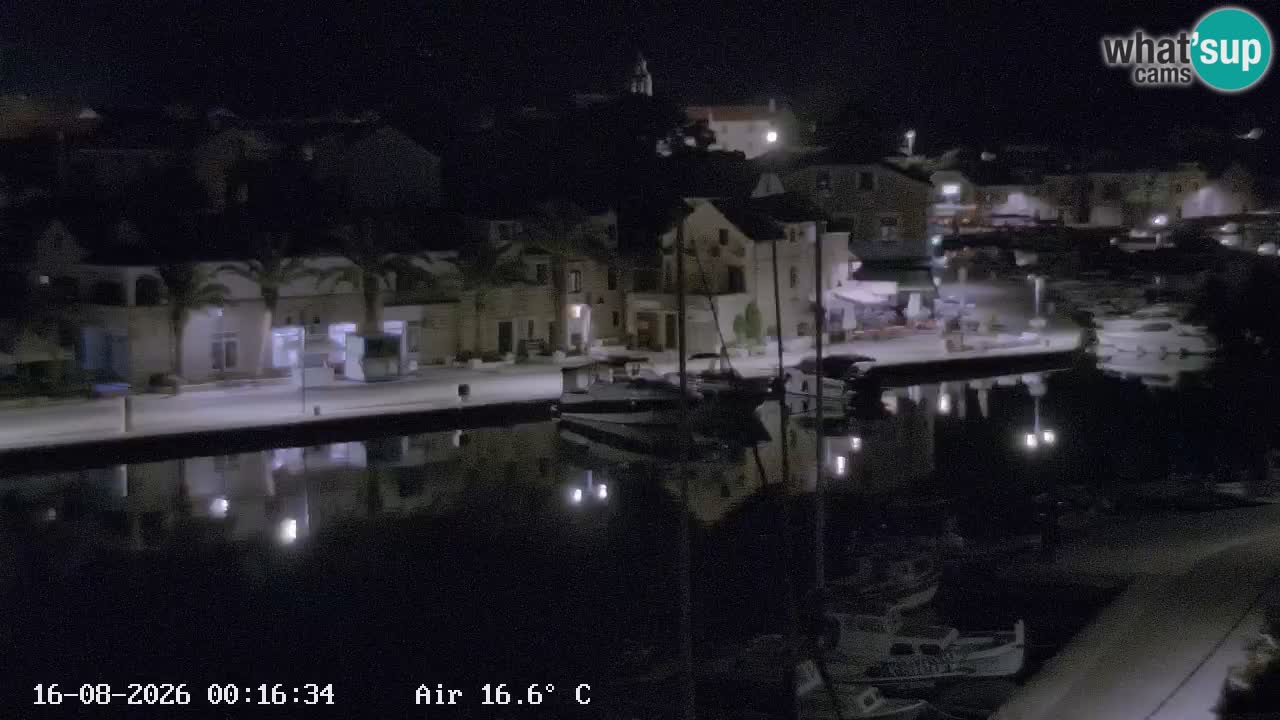 Webcam Vrboska marina | Hvar Insel | Dalmatien