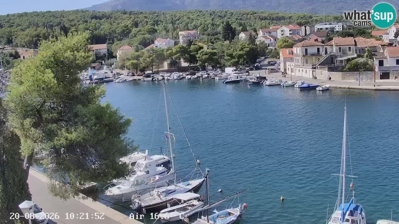 Livecam Vrboska marina | Hvar island | Dalmatia