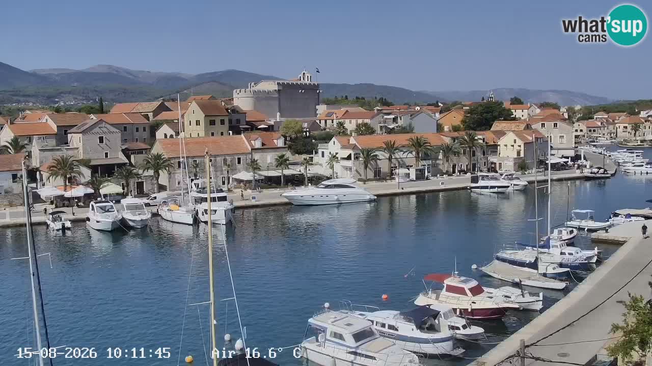 Webcam Hvar Vrboska marina | Dalmazia
