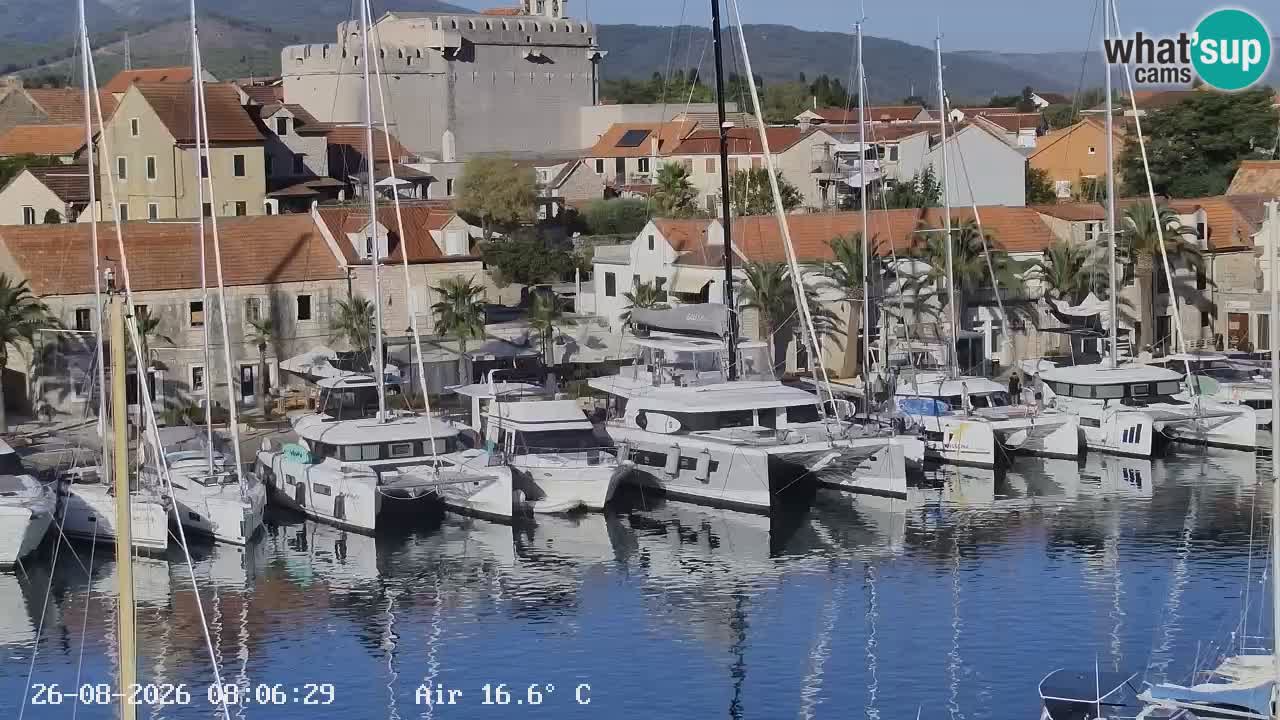Livecam Hvar Vrboska marina | Île de Hvar | Dalmatia
