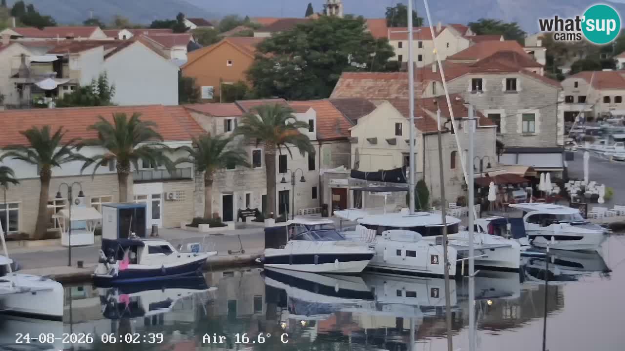 Livecam Vrboska marina | Hvar island | Dalmatia