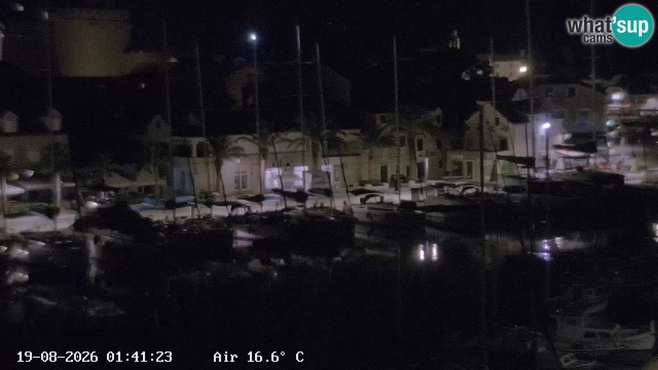 Webcam Vrboska marina | Hvar Insel | Dalmatien