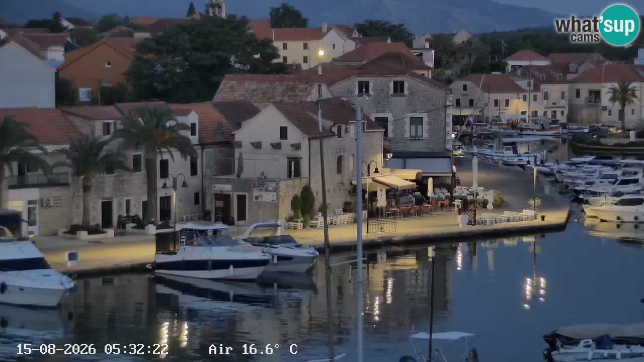 Webcam Vrboska marina | Hvar Insel | Dalmatien