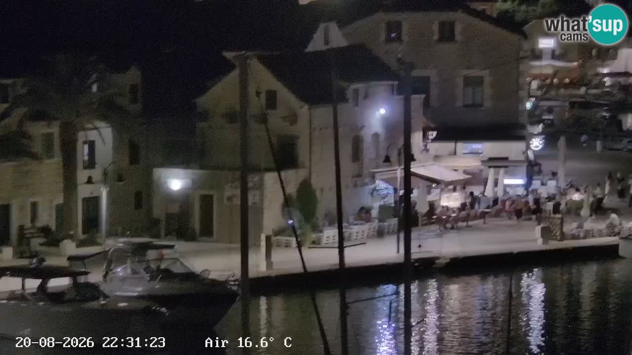 Webcam Vrboska marina | Hvar Insel | Dalmatien