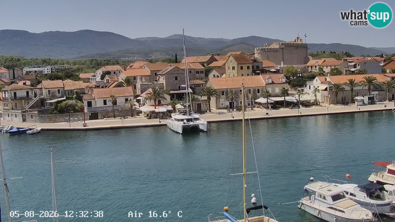 Webcam Vrboska marina | Hvar Insel | Dalmatien