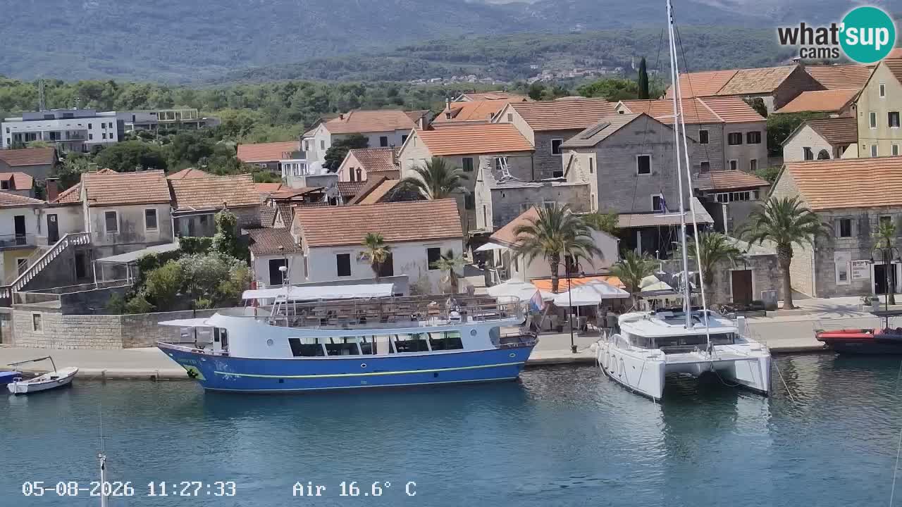 Webcam Vrboska marina | Hvar Insel | Dalmatien