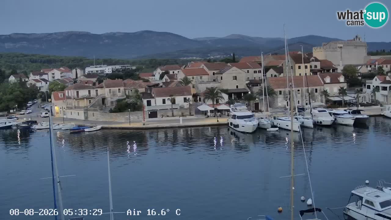 Livecam Vrboska marina | Hvar island | Dalmatia