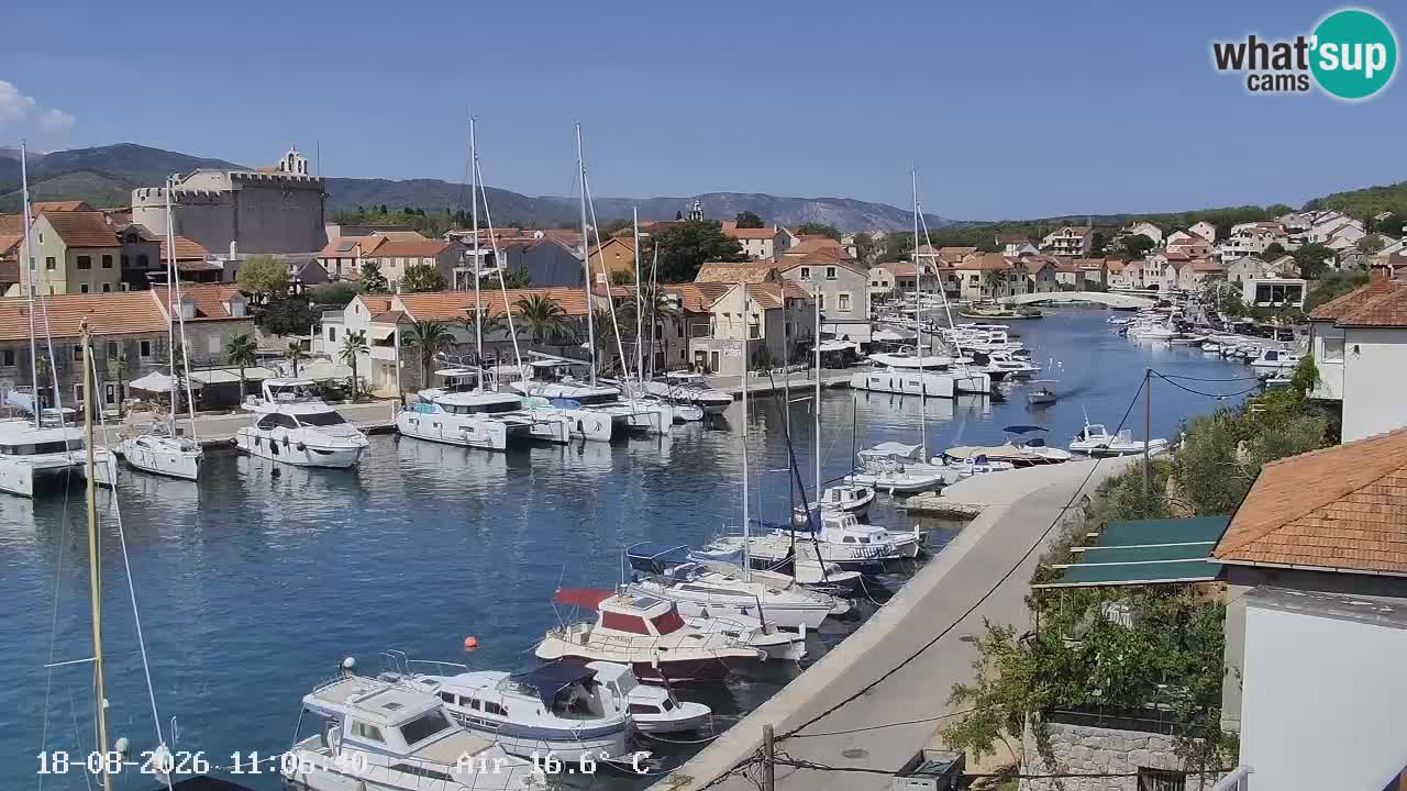 Webcam Hvar Vrboska marina | Dalmazia