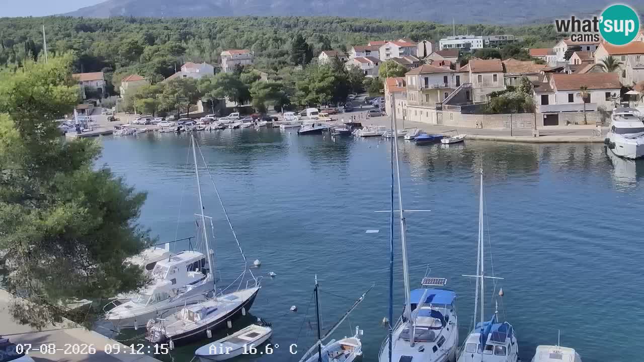 Livecam Vrboska marina | Hvar island | Dalmatia