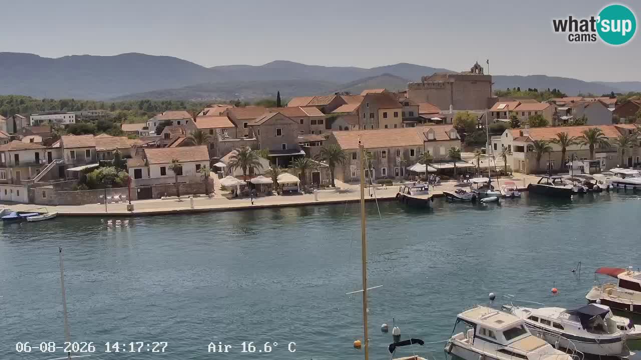 Webcam Hvar Vrboska marina | Dalmazia