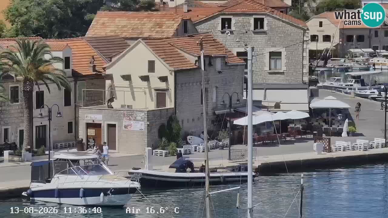 Livecam Hvar Vrboska marina | Île de Hvar | Dalmatia