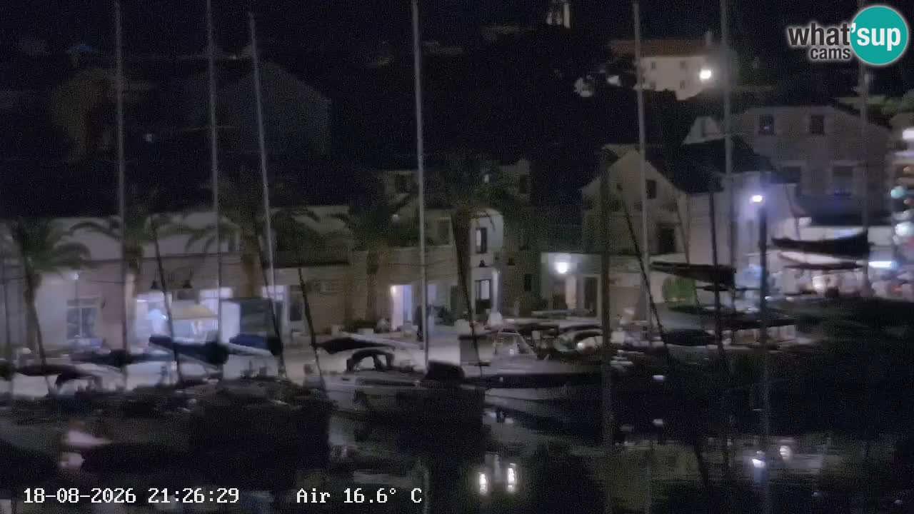 Livecam Vrboska marina | Hvar island | Dalmatia