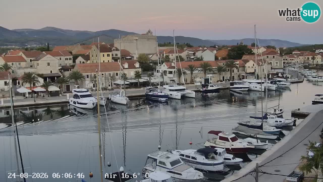 Livecam Vrboska marina | Hvar island | Dalmatia