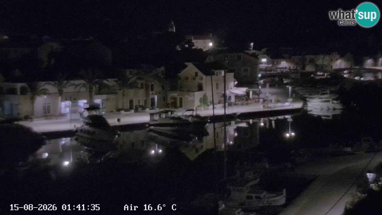 Livecam Vrboska marina | Hvar island | Dalmatia
