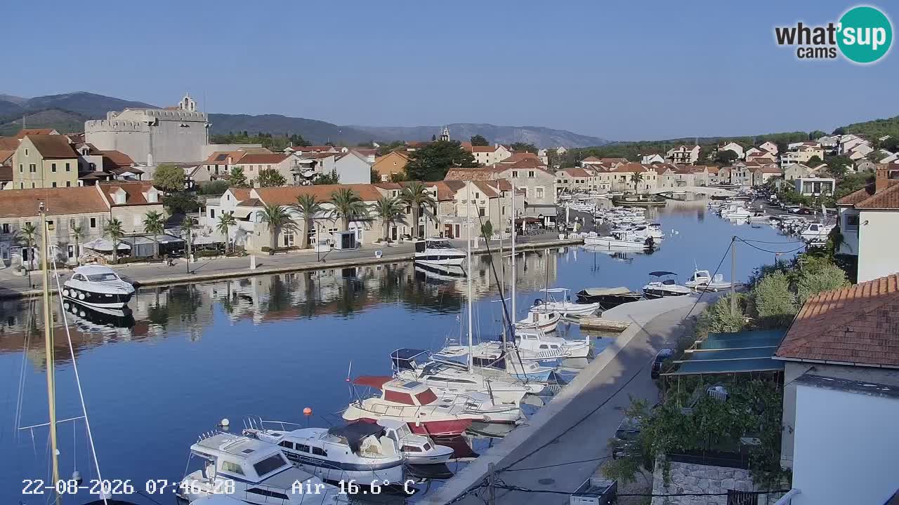 Livecam Hvar Vrboska marina | Île de Hvar | Dalmatia