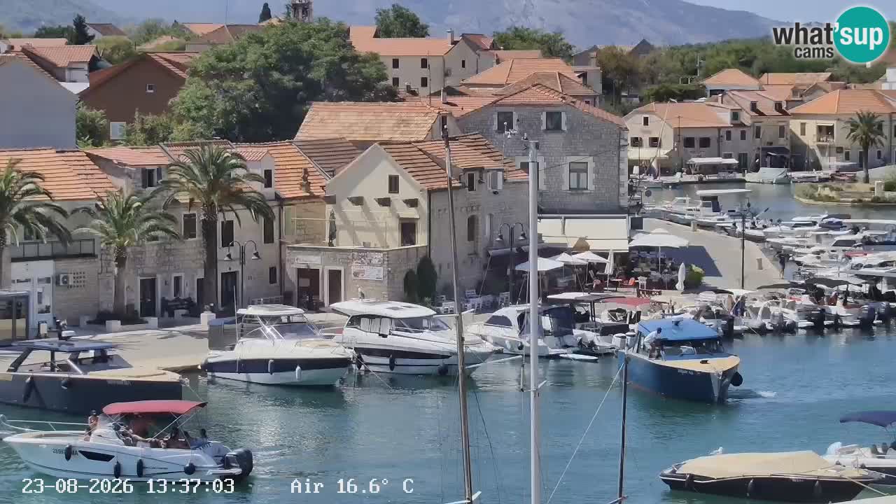 Webcam Vrboska marina | Hvar Insel | Dalmatien