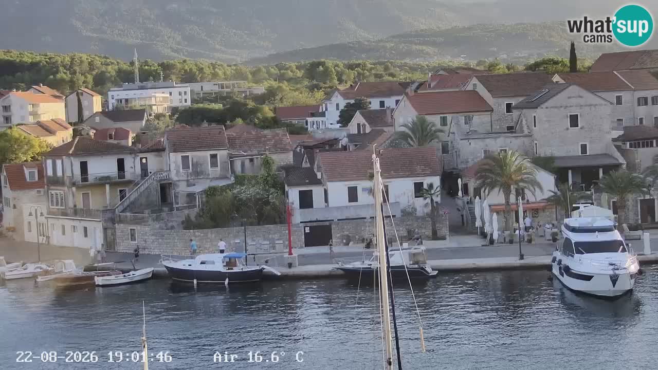 Livecam Vrboska marina | Hvar island | Dalmatia