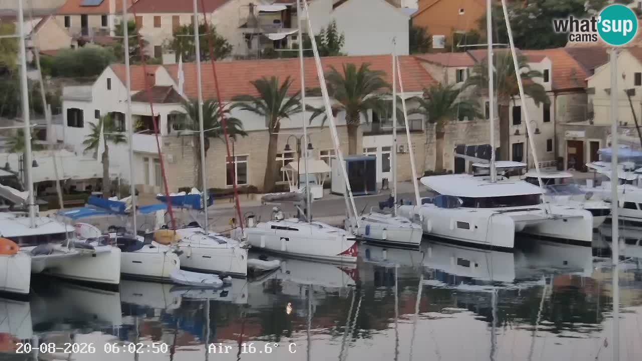 Livecam Hvar Vrboska marina | Île de Hvar | Dalmatia
