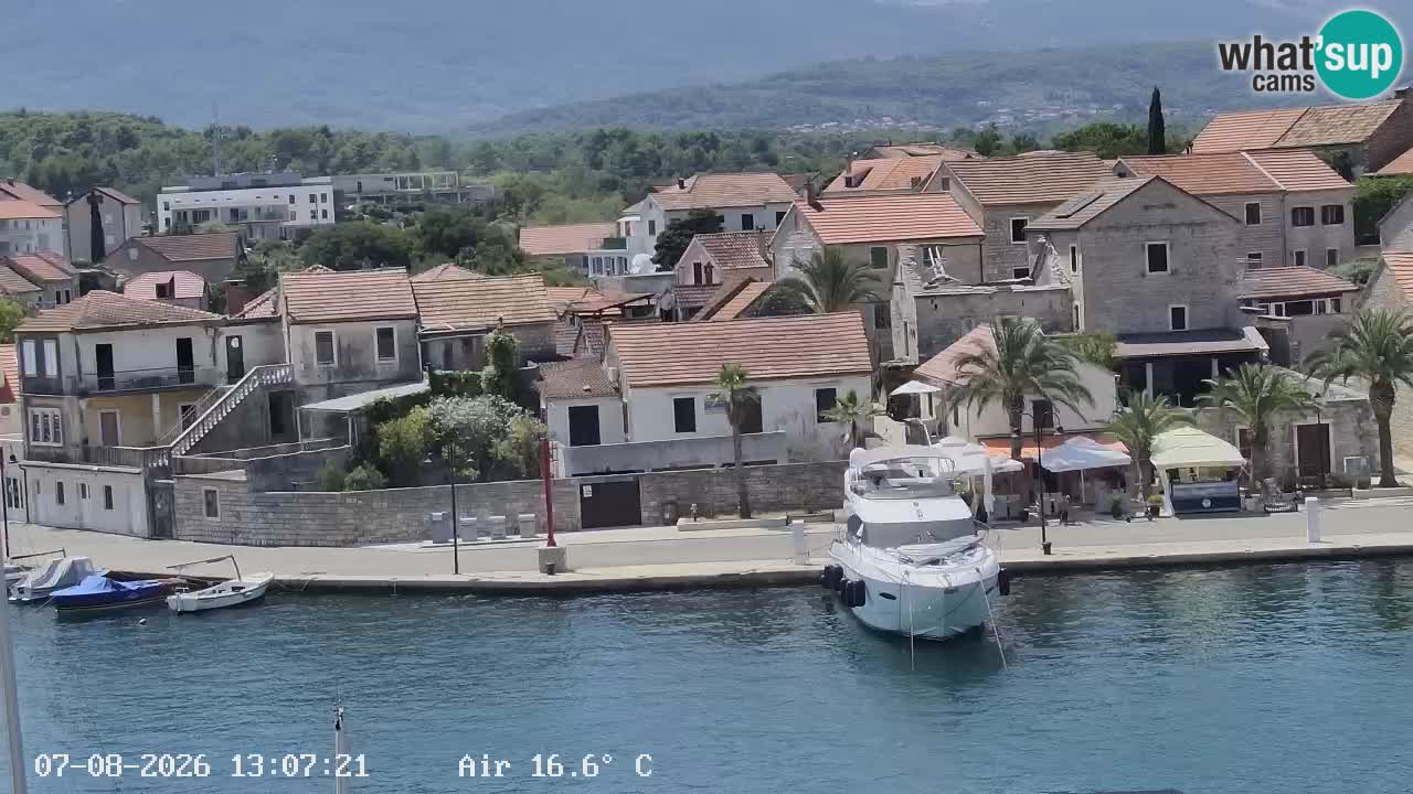 Livecam Vrboska marina | Hvar island | Dalmatia