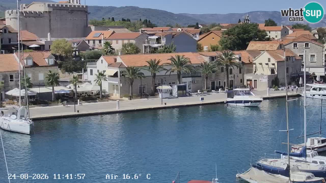 Livecam Vrboska marina | Hvar island | Dalmatia