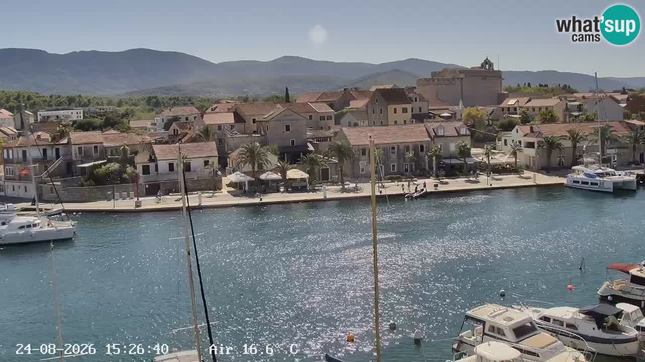 Webcam Vrboska marina | Hvar Insel | Dalmatien