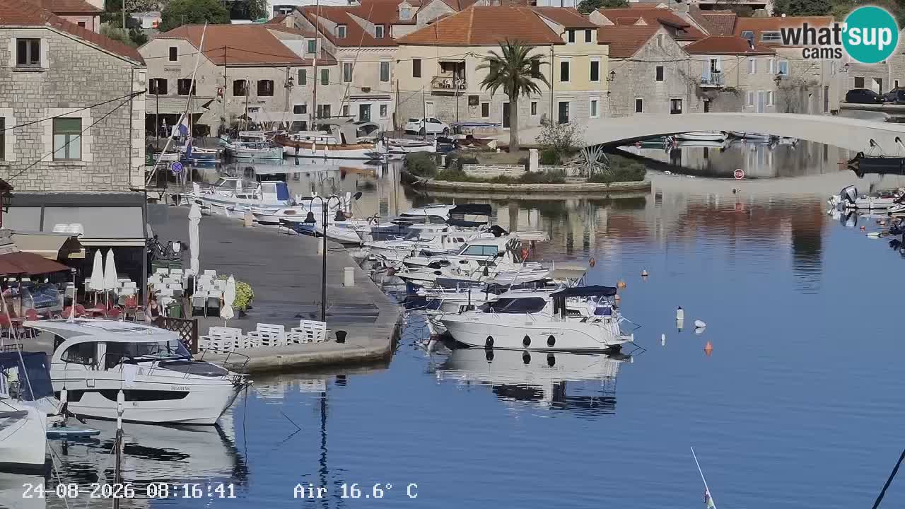 Livecam Hvar Vrboska marina | Île de Hvar | Dalmatia