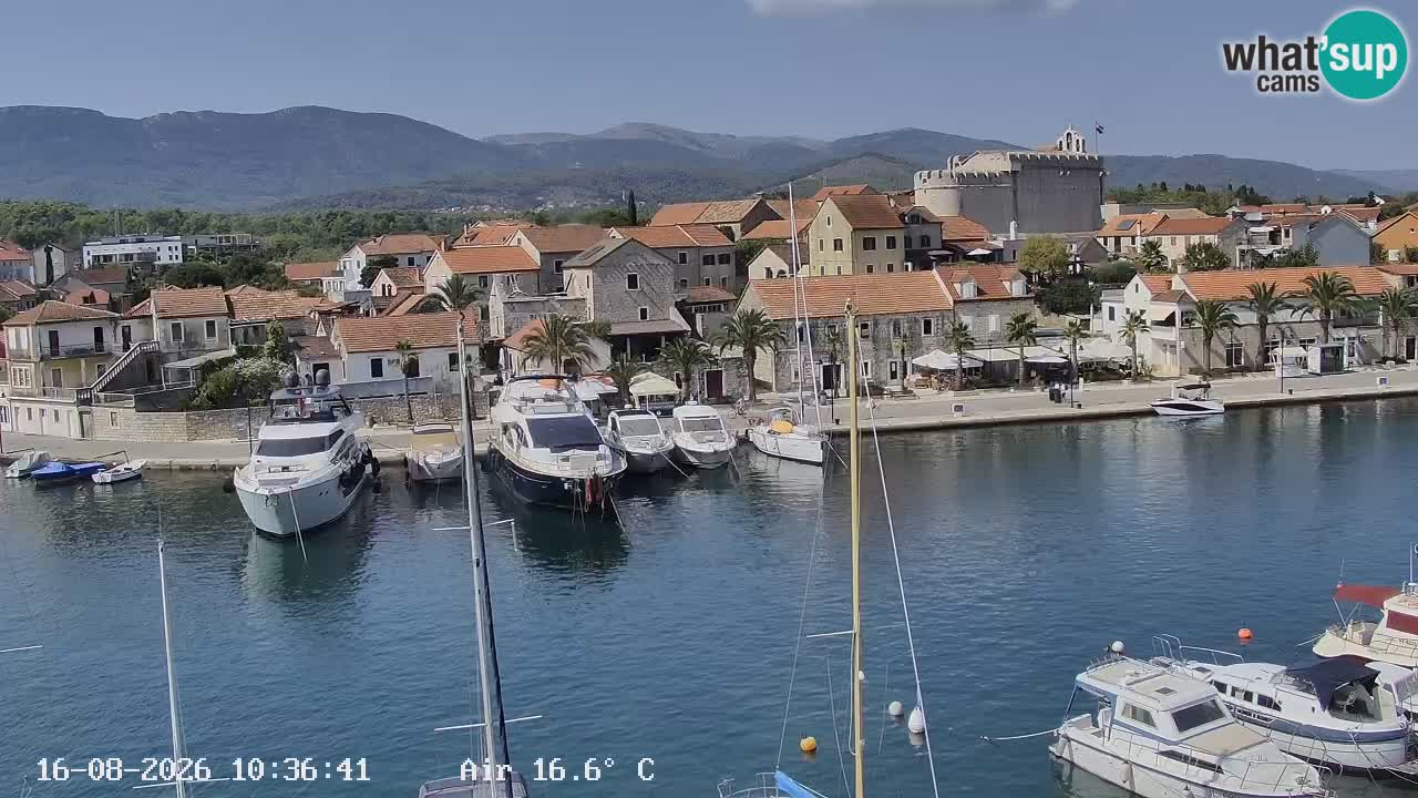 Webcam Vrboska marina | Hvar Insel | Dalmatien