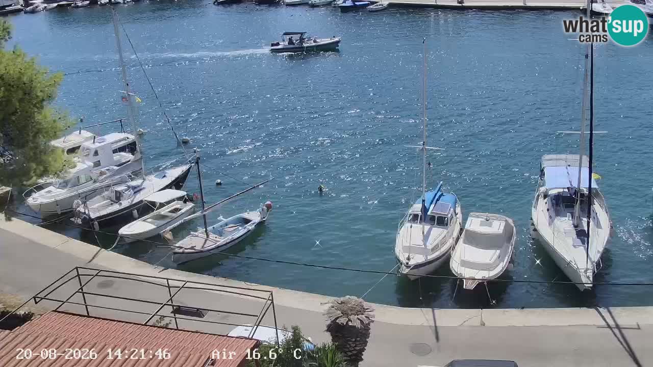 Livecam Vrboska marina | Hvar island | Dalmatia