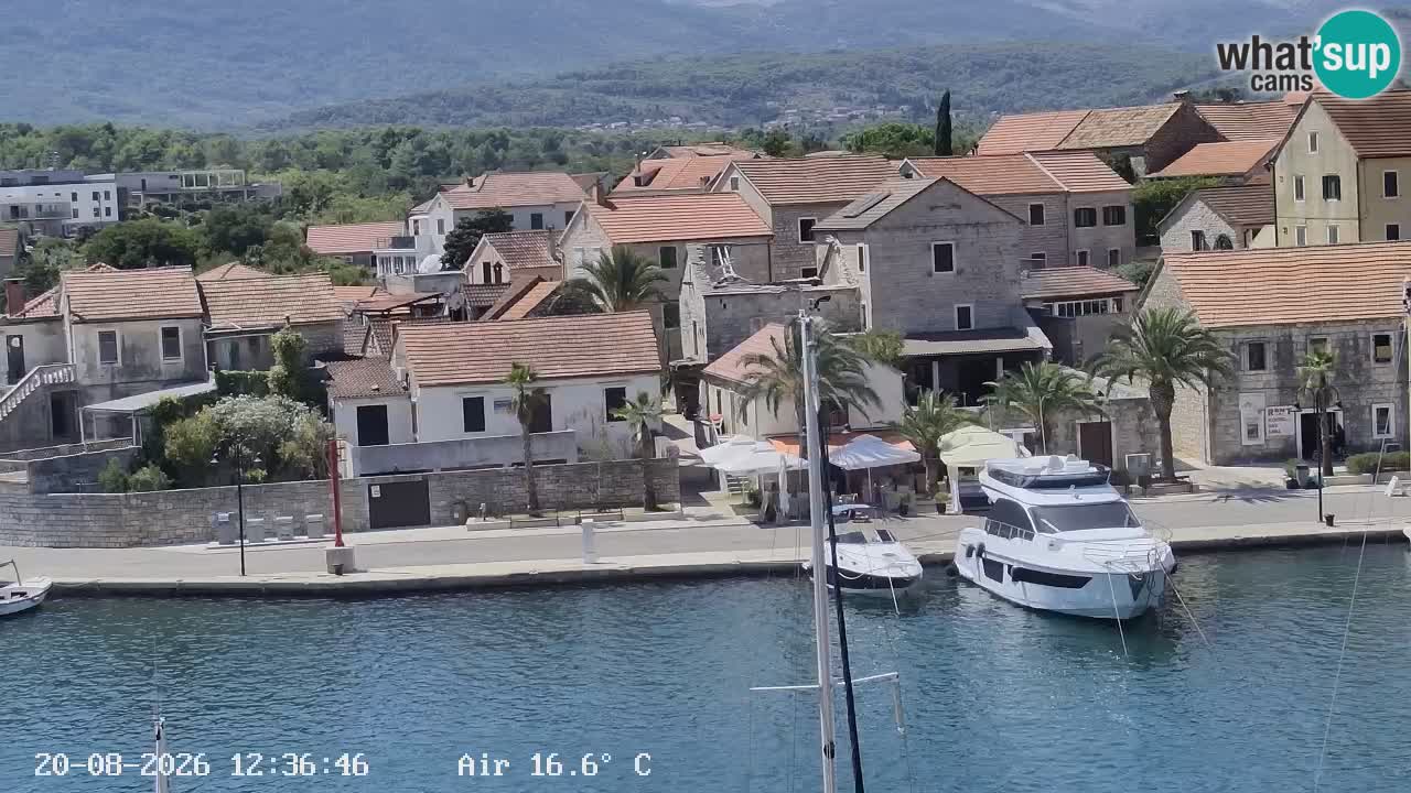 Livecam Hvar Vrboska marina | Île de Hvar | Dalmatia