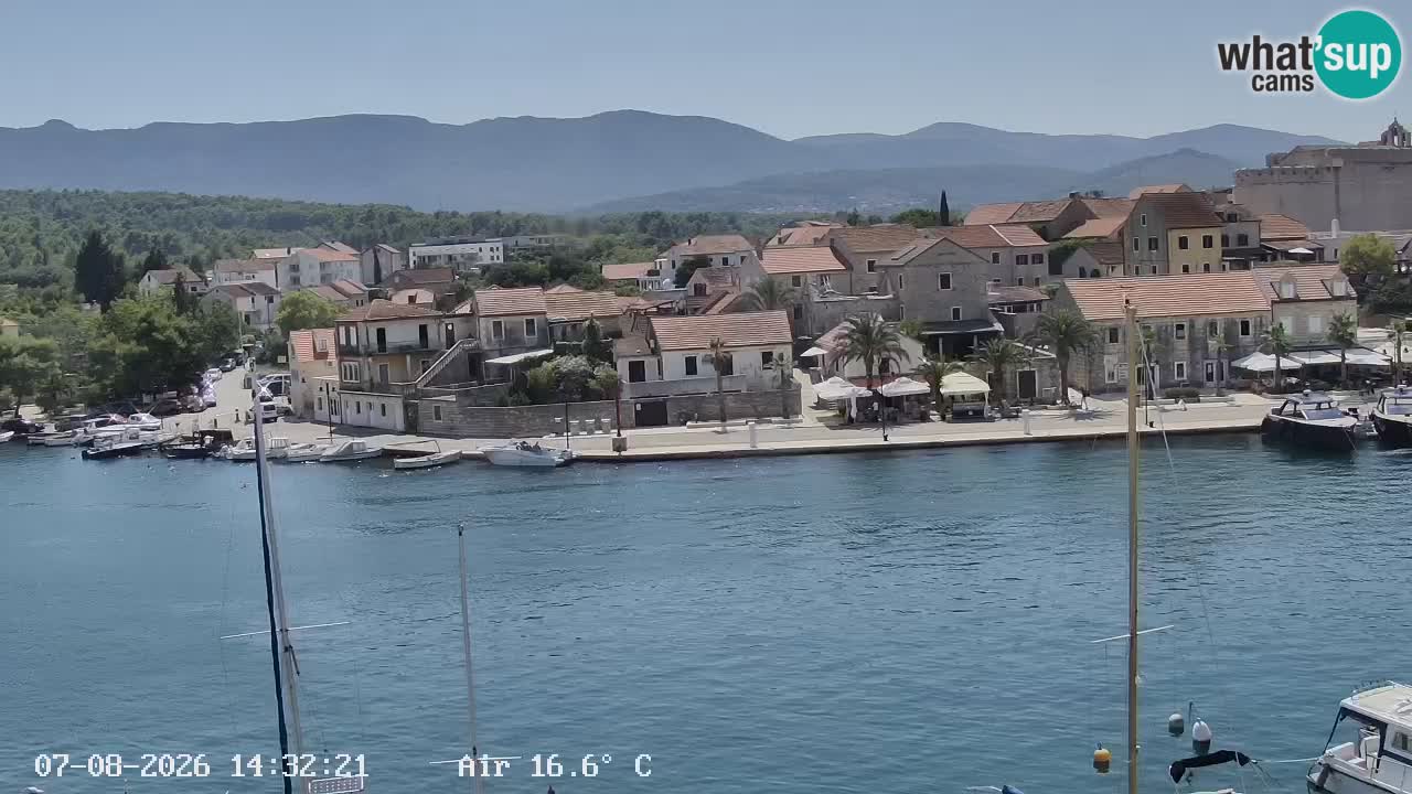 Webcam Vrboska marina | Hvar Insel | Dalmatien
