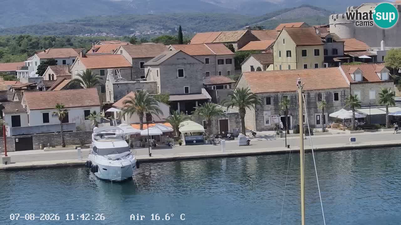 Livecam Hvar Vrboska marina | Île de Hvar | Dalmatia