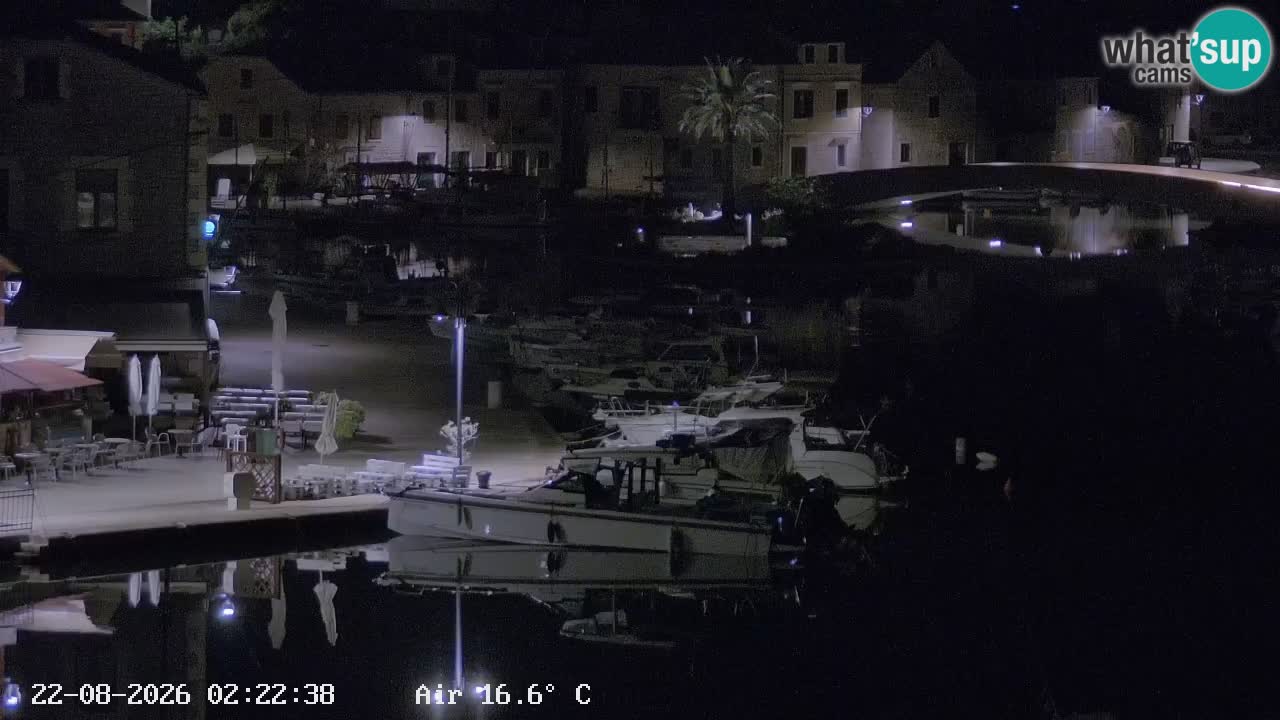 Webcam Vrboska marina | Hvar Insel | Dalmatien