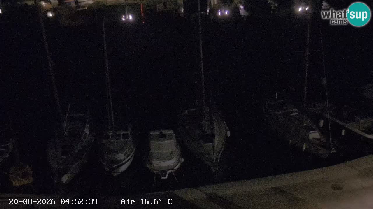 Webcam Vrboska marina | Hvar Insel | Dalmatien