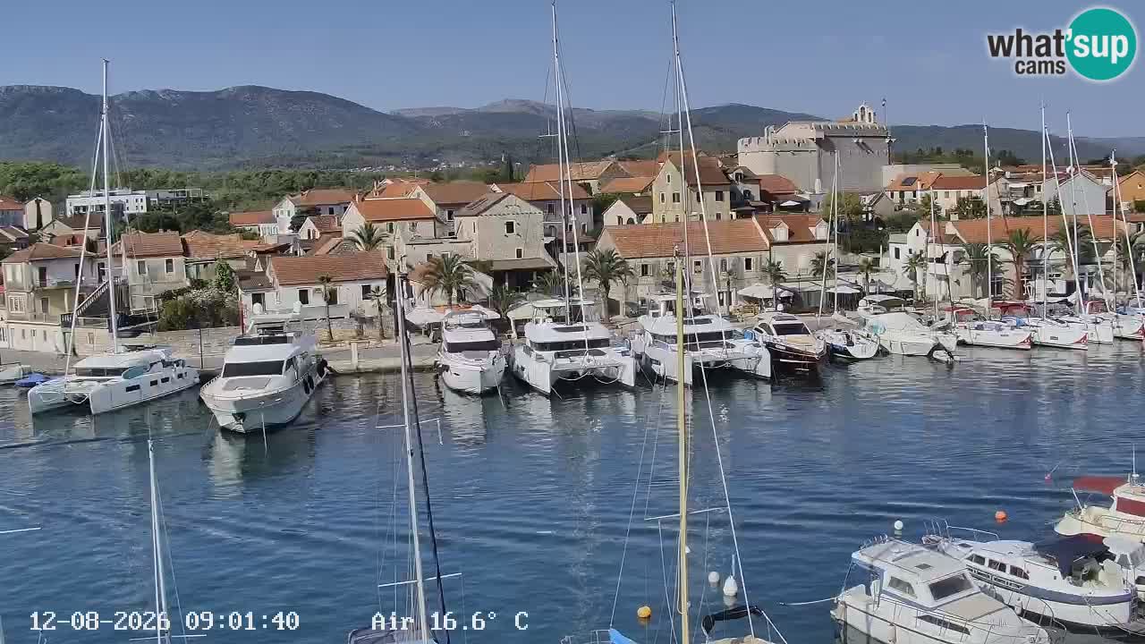 Web kamera Hvar Vrboska marina | otok Hvar | Dalmacija