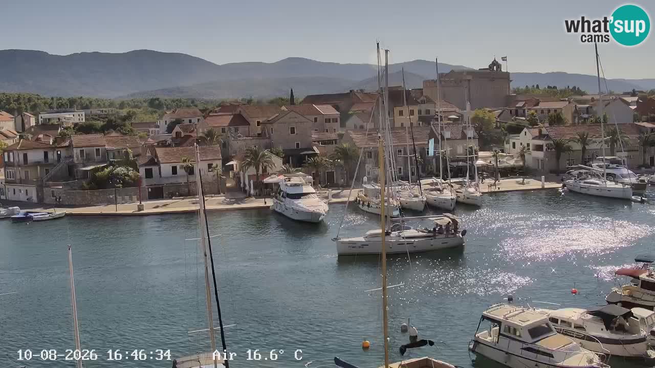 Livecam Vrboska marina | Hvar island | Dalmatia