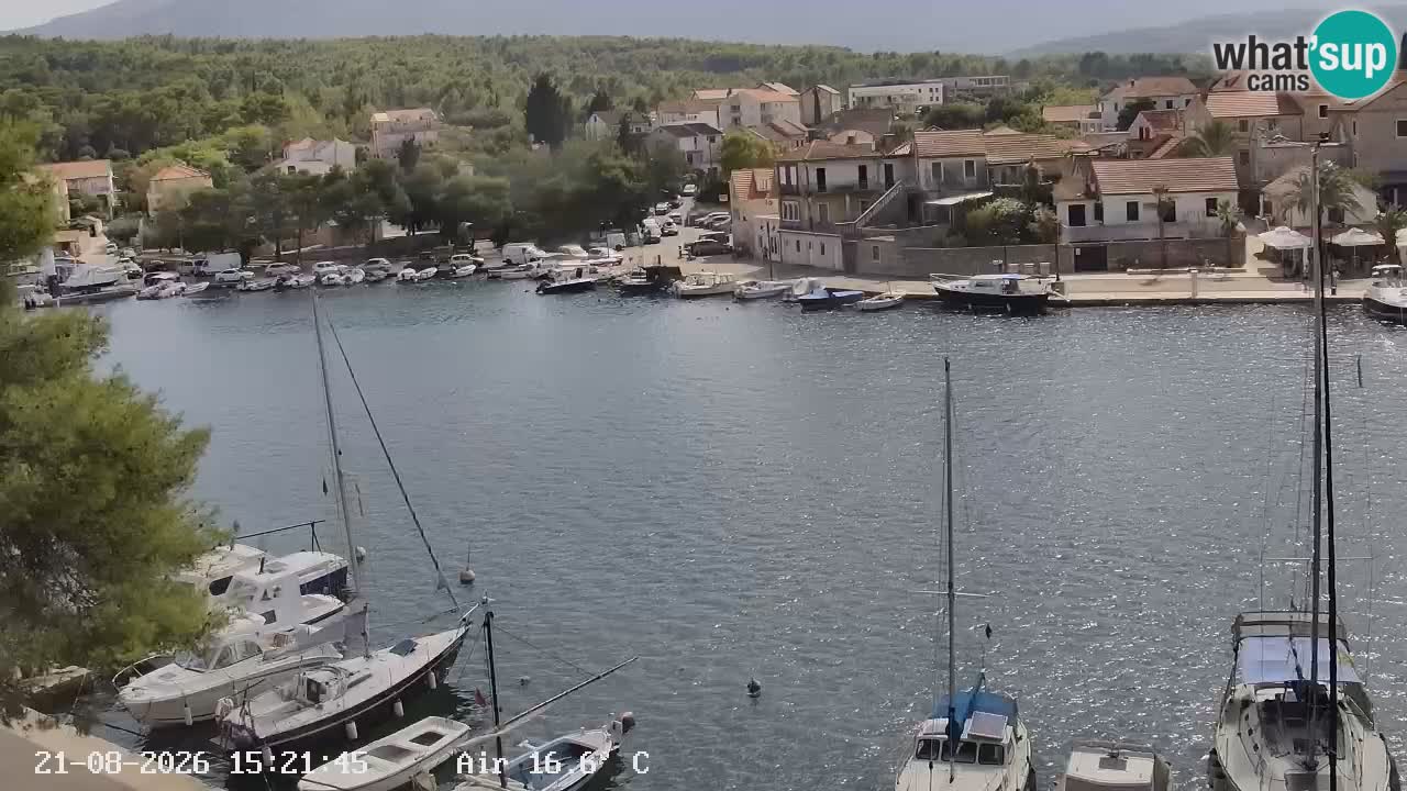 Webcam Hvar Vrboska marina | Dalmazia