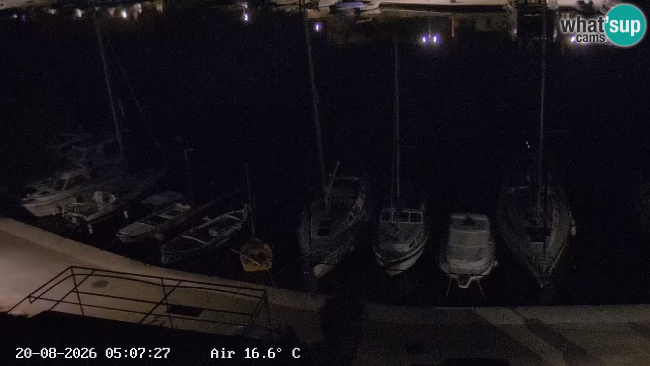 Webcam Vrboska marina | Hvar Insel | Dalmatien