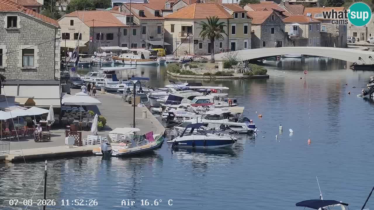 Livecam Hvar Vrboska marina | Île de Hvar | Dalmatia