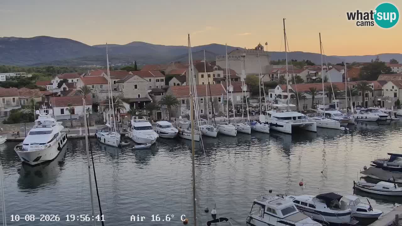 Livecam Vrboska marina | Hvar island | Dalmatia