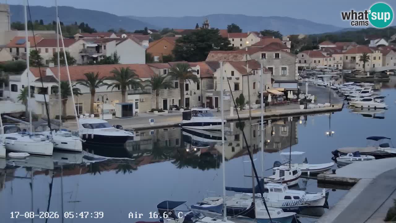 Webcam Vrboska marina | Hvar Insel | Dalmatien