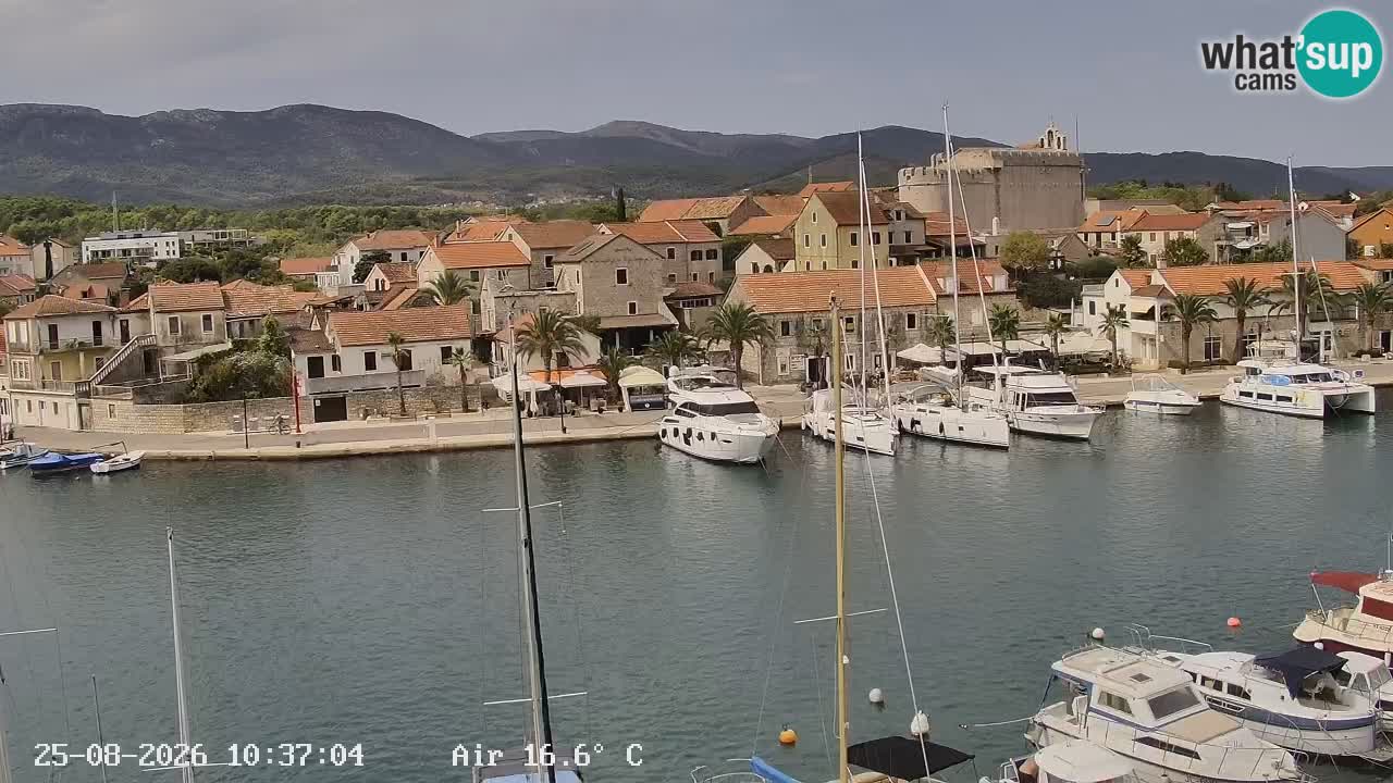 Webcam Vrboska marina | Hvar Insel | Dalmatien