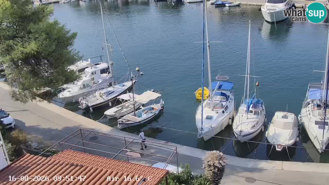 Livecam Vrboska marina | Hvar island | Dalmatia
