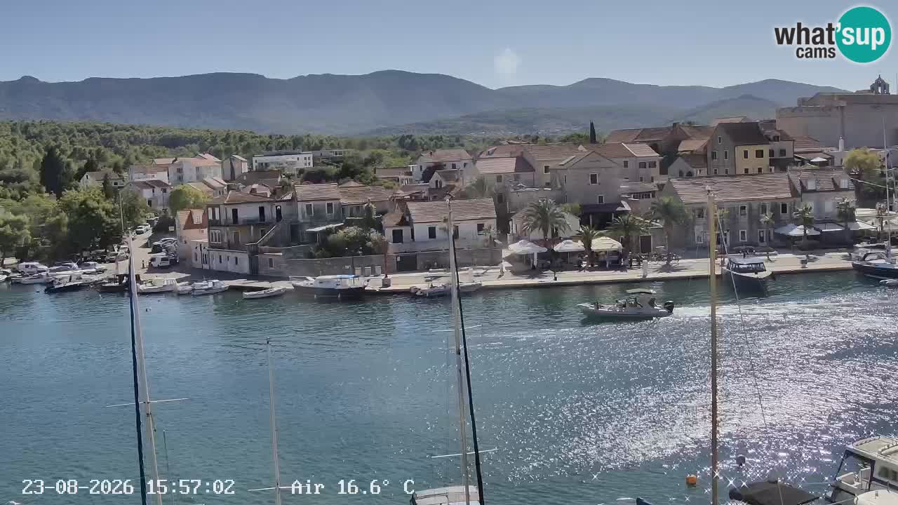 Livecam Hvar Vrboska marina | Île de Hvar | Dalmatia