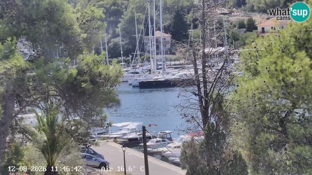 Webcam Vrboska marina | Hvar Insel | Dalmatien