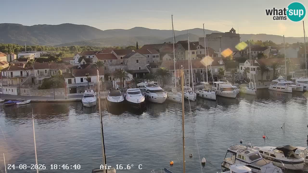 Livecam Vrboska marina | Hvar island | Dalmatia