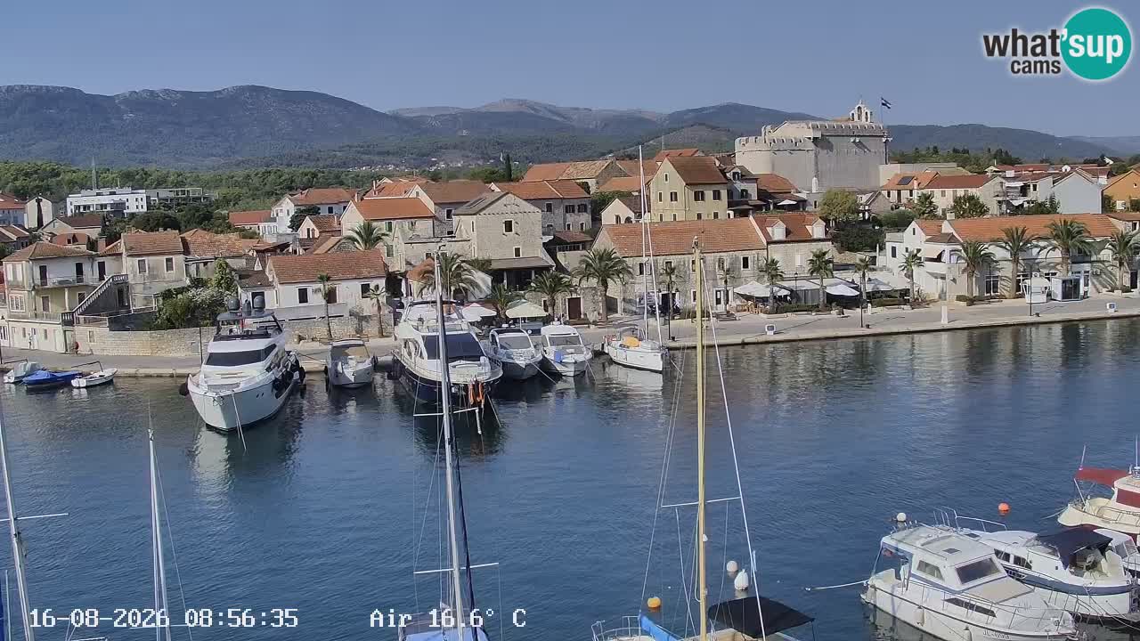 Web kamera Hvar Vrboska marina | otok Hvar | Dalmacija
