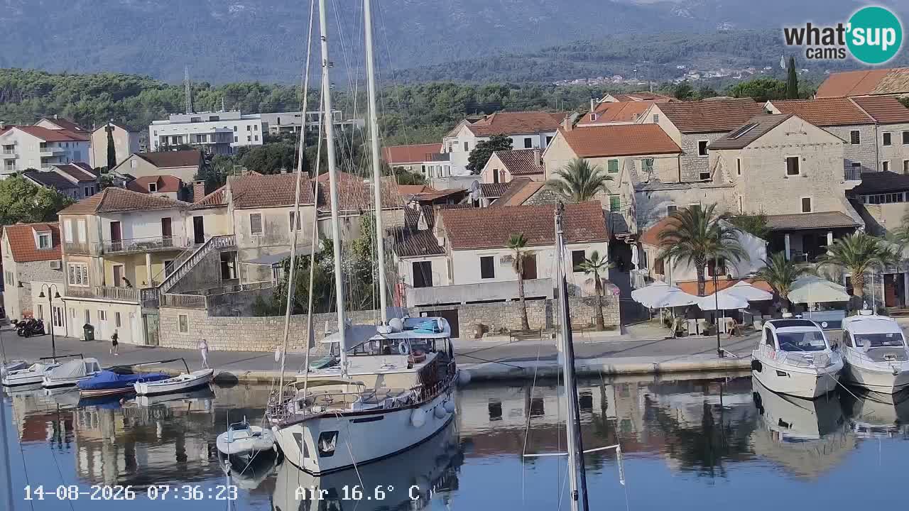 Web kamera Hvar Vrboska marina | otok Hvar | Dalmacija