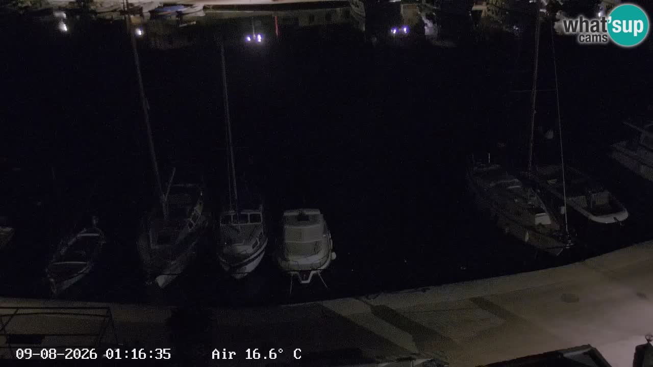 Webcam Vrboska marina | Hvar Insel | Dalmatien