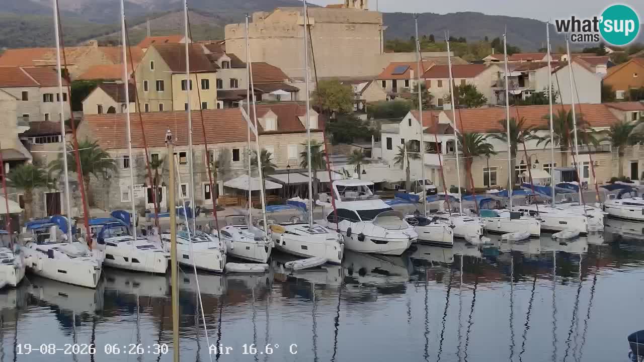Livecam Vrboska marina | Hvar island | Dalmatia