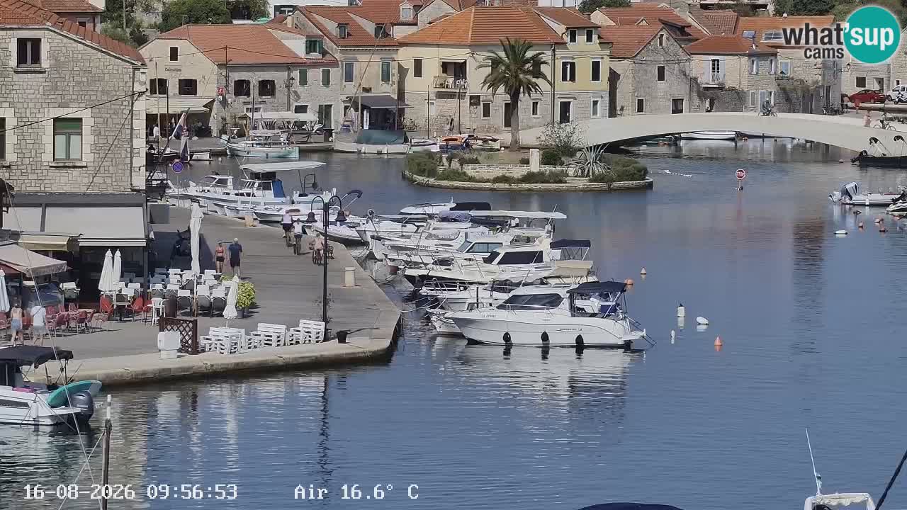 Webcam Vrboska marina | Hvar Insel | Dalmatien
